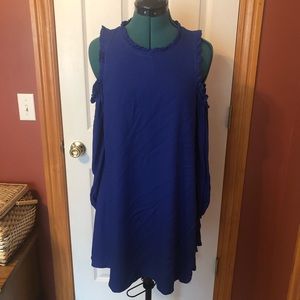 Royal Blue A line dress
